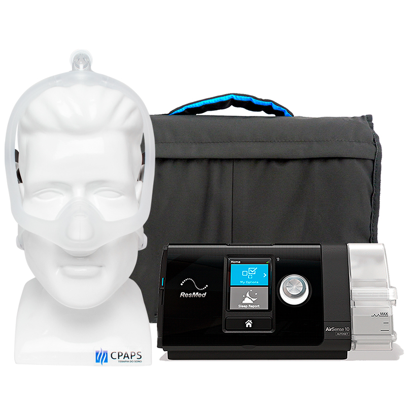 Kit CPAP automático AirSense 10 AutoSet com Umidificador e DreamWisp