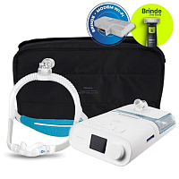 Kit CPAP automático DreamStation com Umidificador e AirFit N30i