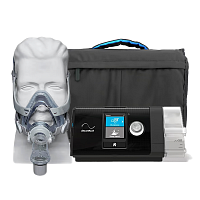 Kit CPAP AirSense 10 com Umidificador e Máscara Facial AirTouch F20 For Her