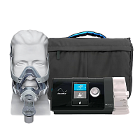 Kit CPAP Automático AirSense 10 AutoSet com Umidificador e Máscara Facial AirTouch F20 For Her