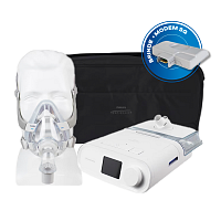 Kit CPAP Automático DreamStation com Umidificador e Máscara facial AirTouch F20