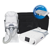 Kit CPAP Automático DreamStation com Umidificador e Máscara Nasal AirTouch N20