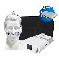 Kit CPAP Automático DreamStation com Umidificador e Máscara Nasal AirTouch N30i