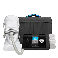 Kit CPAP AirSense 10 Elite com Umidificador e Máscara Nasal AirTouch N20 Feminina