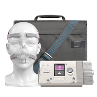 Kit CPAP Automático AirSense 10 AutoSet For Her com Umidificador e Máscara Nasal Mirage Fx Feminina