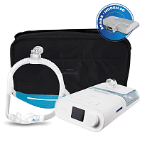 Kit CPAP automático DreamStation com Umidificador e AirFit N30i