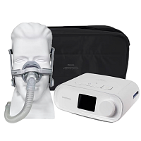 Kit CPAP Automático DreamStation com Máscara Nasal AirTouch N20