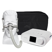 Kit CPAP Automático DreamStation com Máscara Nasal AirTouch N20 Feminina