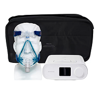 Kit CPAP Automático DreamStation com Máscara Facial Mirage Quattro