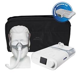 Kit CPAP automático DreamStation + Umidificador + Wisp