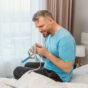 máscara de CPAP deixando marca no rosto
